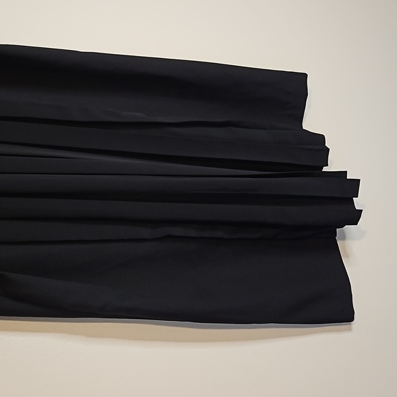 Banana Republic Black Sheath Dress Short Sleeve Large Petite - Picture 4 of 6